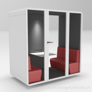 Soundproof Office Booth Company Indoor Double Phone Booth